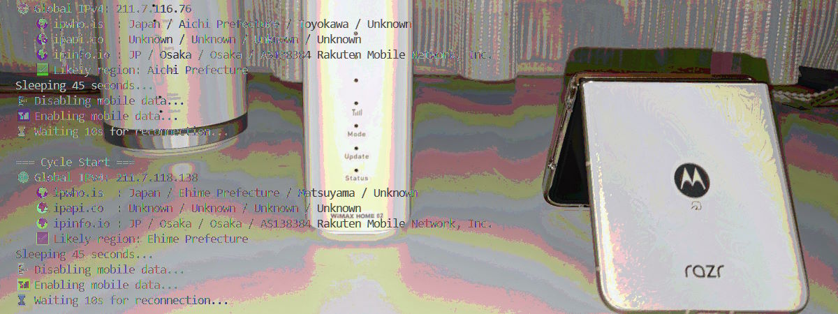 モバイル回線機器